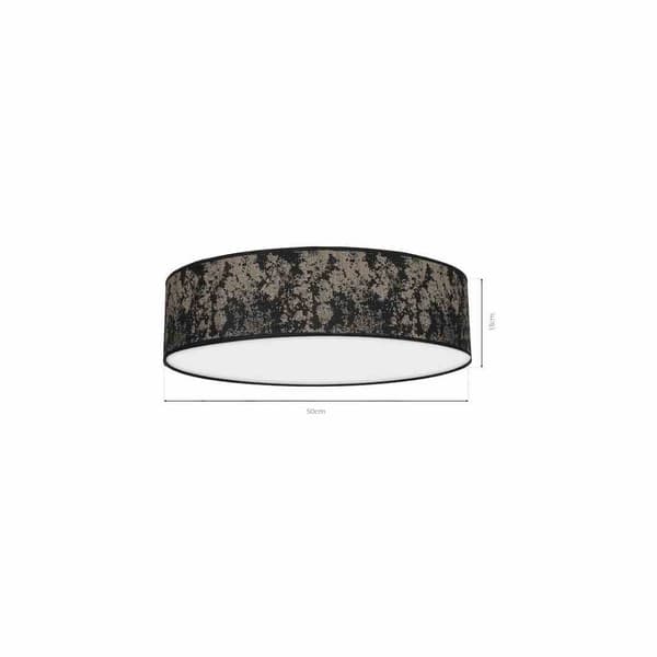 Loftslampe SATINO GULD 3xE27 Ø50cm
