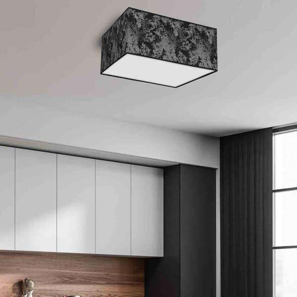 Loftslampe SATINO SILVER 2xE27