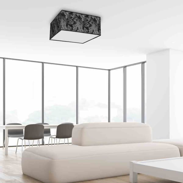 Loftslampe SATINO SILVER 2xE27