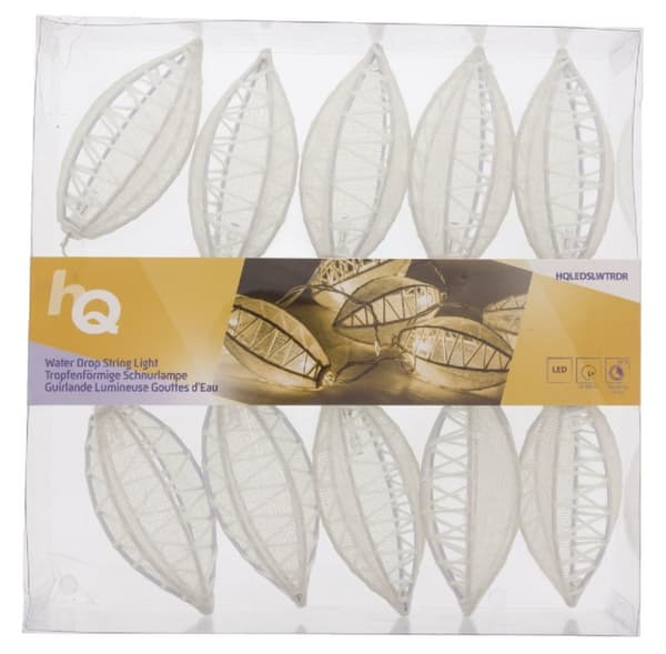 Hq HQLEDSLWTRDR Light String Drop med 10 LED'er