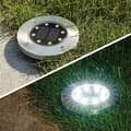 Miniatyrbillede 4 af 9: Solcelle LED Havelamper Stål Pitter VILDE 11,5 cm 12 stk.