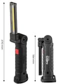 Miniatyrbillede 3 af 7: 200lm COB genopladelig værkstedslampe + lommelygte