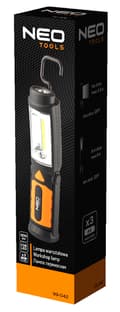 Miniatyrbillede 9 af 9: Batteridrevet værkstedslampe 300 lm COB 2 i 1 + 3xAA batterier