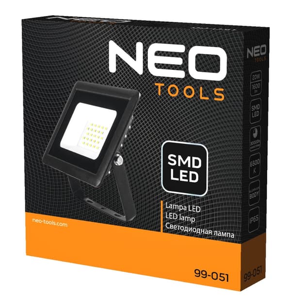 SMD Spotlight 20W 1600lm 230V