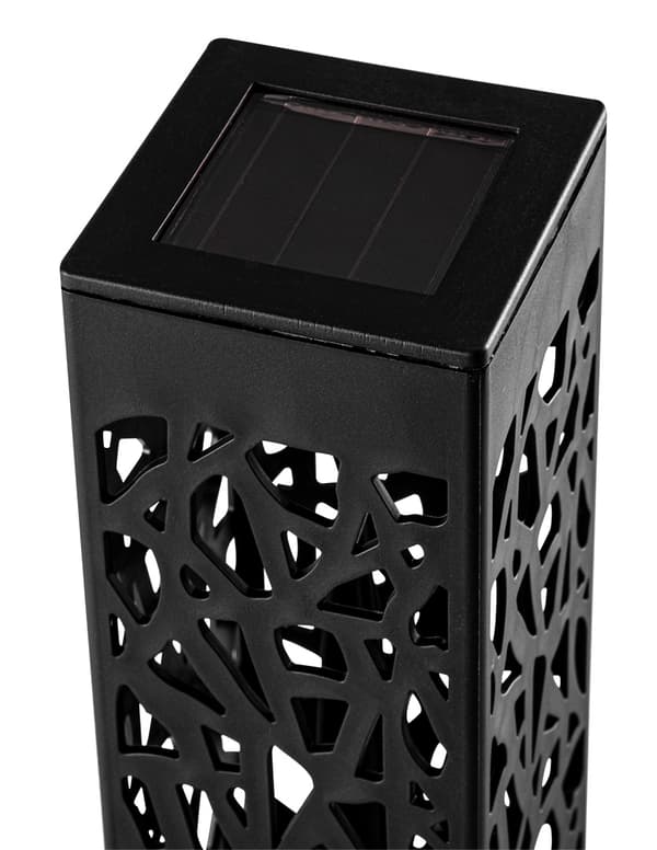 Solar trädgårdslampa SMD stolpe, 4 st.