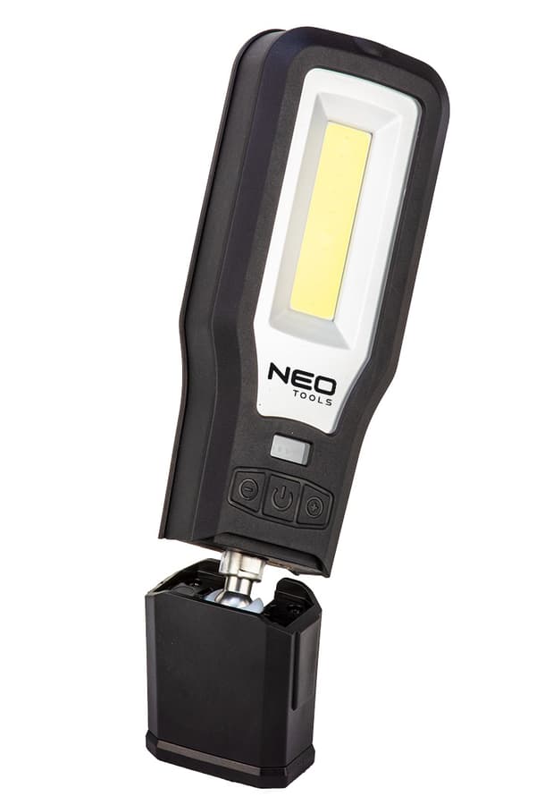 550lm COB LED työpajalamppu + alusta + laturi
