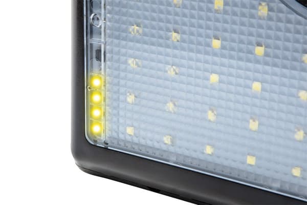 Solcellsvägglampa + fjärrkontroll SMD LED 900 lm