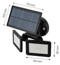Pikkukuva 1 / 10: Aurinkopaneelivalaisin SMD LED 450 lm