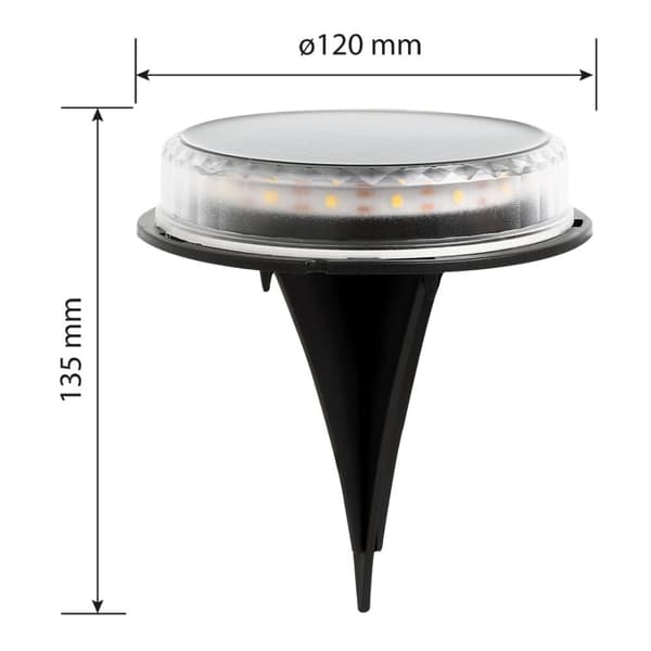 Solcelle LED trappelampe