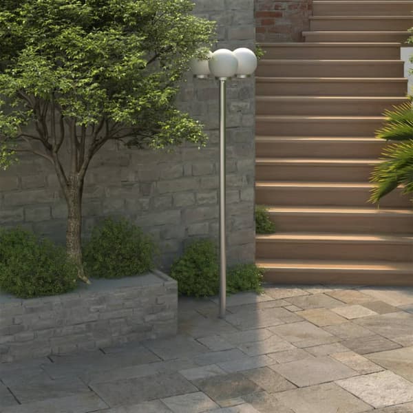 Trädgårdslampa 3 lampor 220 cm