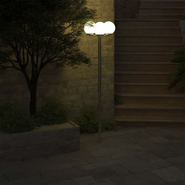 Trädgårdslampa 3 lampor 220 cm