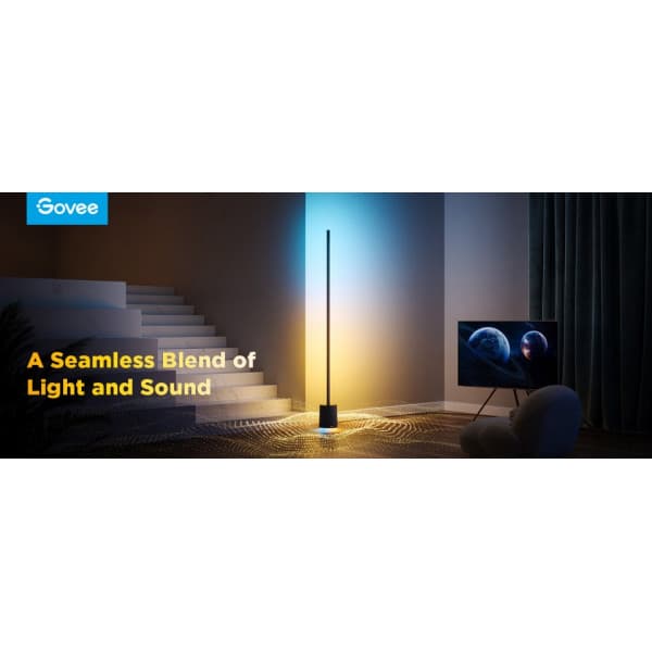 Govee RGBICWW Golvlampa Pro med högtalare
