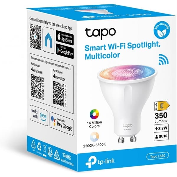 TP-Link Tapo L630 smartlampe, GU10, 350 lm