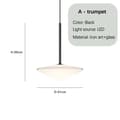Miniatyrbild 2 av 2: LED Pendellampa, Modern Stil, Justerbar Sladdlängd,En trumpet, varmt ljus