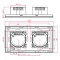 Miniatyrbillede 4 af 11: TOUCH LYS SWITCH 2+1 TRIPLE 3K GLAS