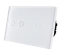 Miniatyrbillede 1 af 11: TOUCH LYS SWITCH 2+1 TRIPLE 3K GLAS