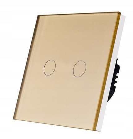 TOUCH LYS SWITCH 2K DOBBELT GLAS LED
