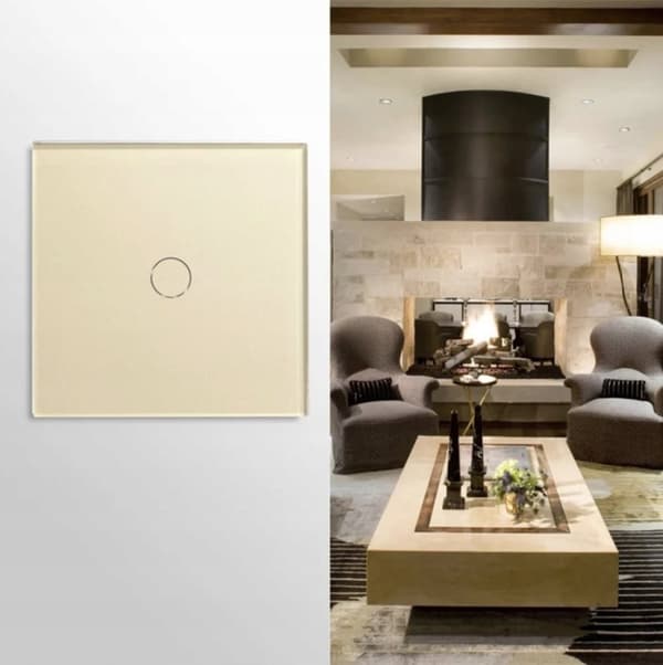 TOUCH LYS SWITCH 1K ENKELT GLAS