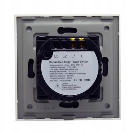 TOUCH LYS SWITCH 1K ENKELT GLAS