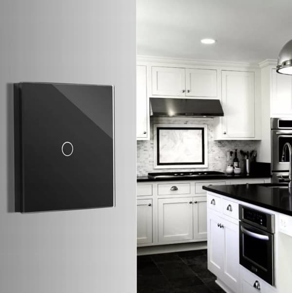 TOUCH LYS SWITCH 1K ENKELT GLAS