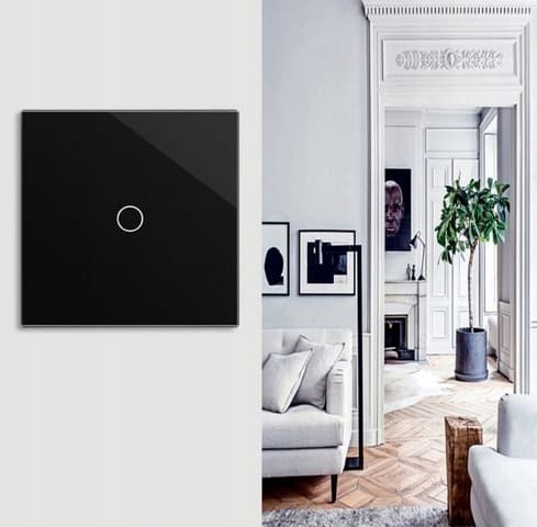 TOUCH LYS SWITCH 1K ENKELT GLAS