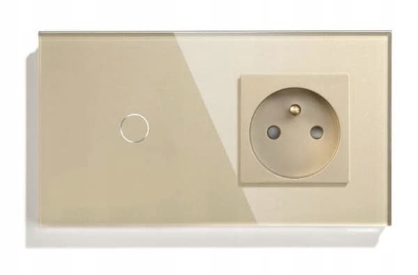 SINGLE TOUCH SWITCH 1K MED GLASUTTAG