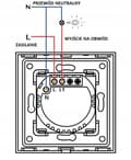 Miniatyrbillede 9 af 11: ZIGBEE 1K TUYA TOUCHSCREEN LYSKONTAKT