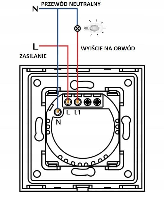 ZIGBEE 1K TUYA TOUCHSCREEN LYSKONTAKT