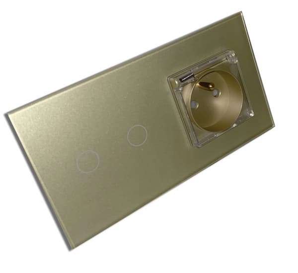 DOBBELT TOUCH SWITCH + HERMETISK STIKkontakt