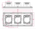 Miniatyrbillede 6 af 6: DOUBLE TOUCH SWITCH 2K + 2x USB-C SOCKET GLAS SWITCH