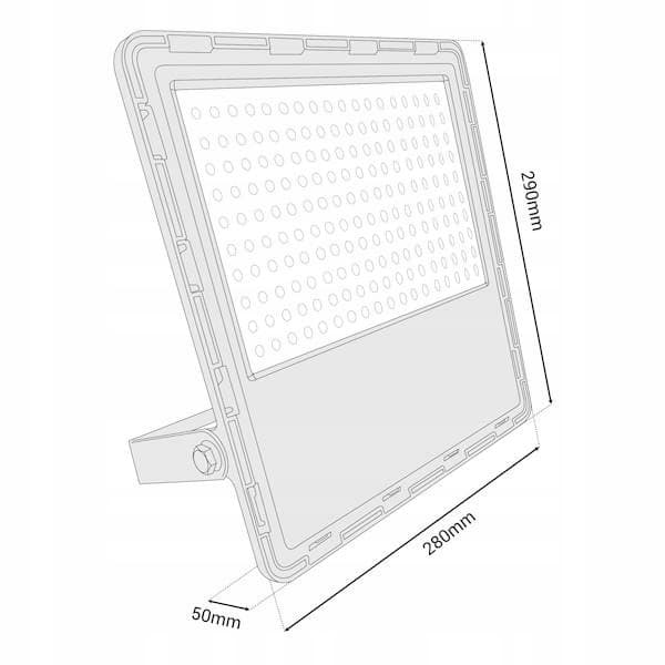 HALOGEN FLODLAMPA LED-LAMPA 500W 45000 LM NYHET!