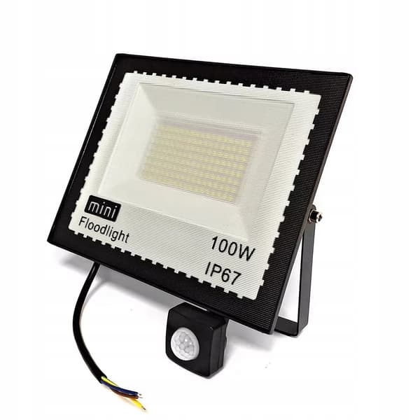 Halogen LED MED RÖRELSESENSOR 100W IP strålkastare