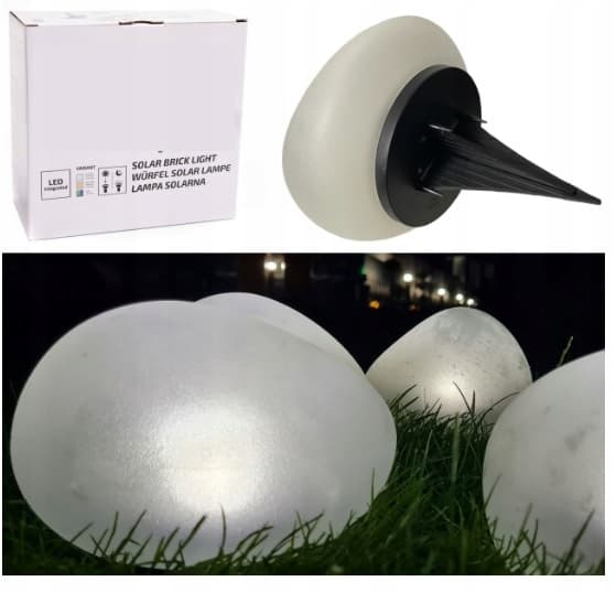 SOLARLAMPE STENFORMET LED HAVELAMPE DEKORATIV