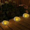 Miniatyrbillede 10 af 11: SOLARLAMPE STENFORMET LED HAVELAMPE DEKORATIV
