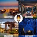 Pikkukuva 8 / 11: AURINKOLAMPPU LAMPPU XL 50 CM FLAME EFFECT PUUTARHAVALAISIT 12LED