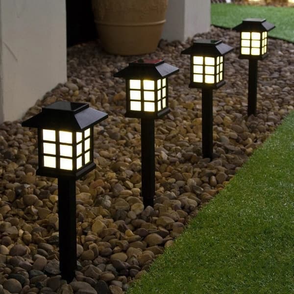 LANTERNER SÆT HAVELAMPE UDSTEDT I SOLVARME LAMPER TIL HAVE 6x