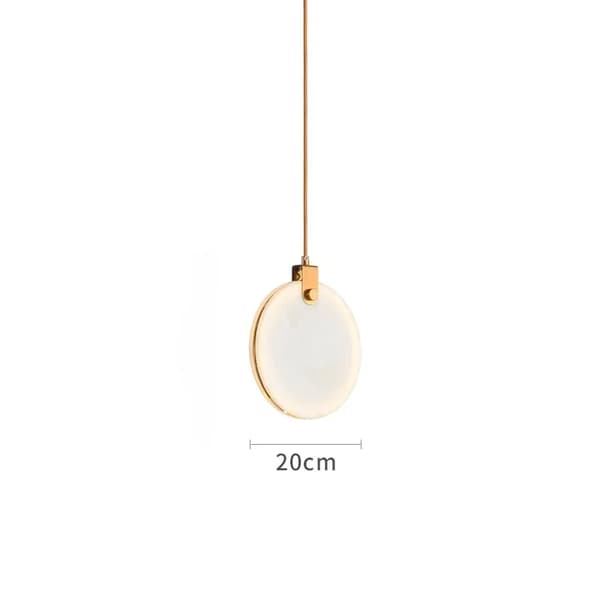 Riippuvalaisin, 1 valonlähde, pyöreä muotoilu, 15-30 m² kattavuus,Dia 20 cm, Valkoinen valo