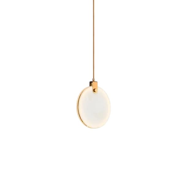 Riippuvalaisin, 1 valonlähde, pyöreä muotoilu, 15-30 m² kattavuus,Dia 20 cm, Valkoinen valo