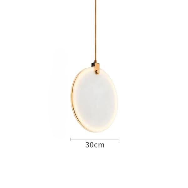 Riippuvalaisin, 1 valonlähde, pyöreä muotoilu, 15-30 m² kattavuus,Valkoinen valo, Dia 30 cm