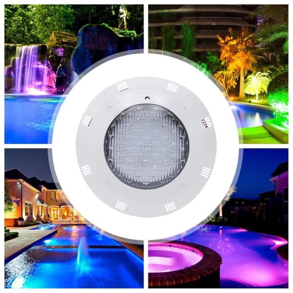 RGB LED Pool Light, Vandtæt IP68, 11 Farvemodes, 2500 Lumen