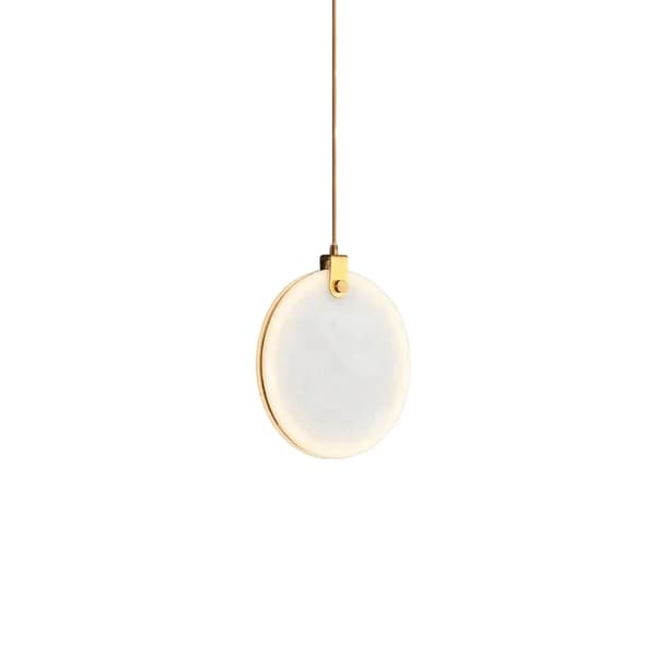 Pendellampa, 1 ljuskälla, cirkulär design, täckning 15-30 kvm,Dia 25 cm, varmt ljus