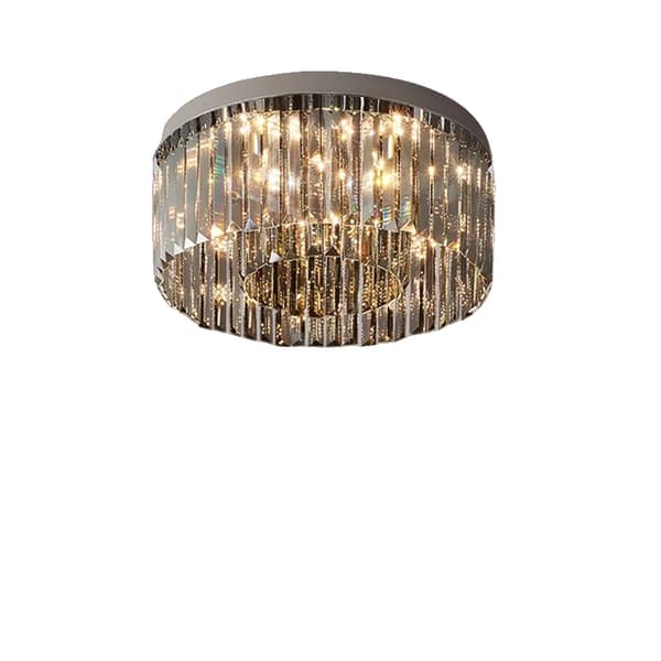 LED Krystal Lysekrone, Moderne Stil, 160w Effekt,Chrome 45 cm, 3-Farver Ingen Fjernbetjening