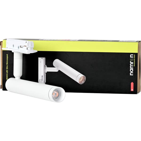 Namron Rock Slim Skinnespot 4w Matt Hvit