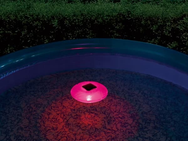 Solar poollampa, diameter 18 cm, Bestway 58111