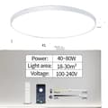 Miniatyrbillede 1 af 2: LED Smart Loftlampe, 50W/80W Effekt, APP & Fjernbetjening,80W