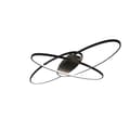 Miniatyrbillede 1 af 2: Moderne LED Loftlampe, Dæmpbar Lysstyrke, 3000K - 6500K Farvetemperatur,Sort