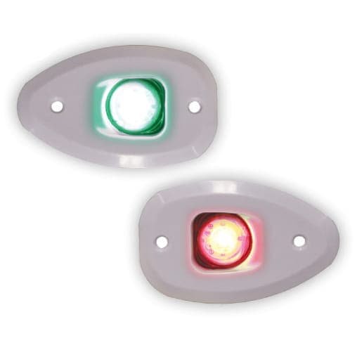 Navigationslys "MICRO LED 12" sort, limet