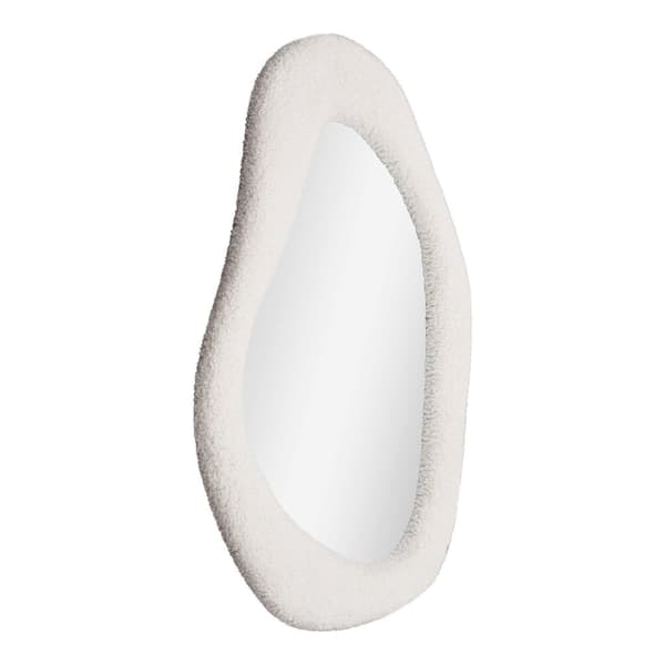 Spejl, Bosa spejl Teddy, 46,5x61 cm, Hvid