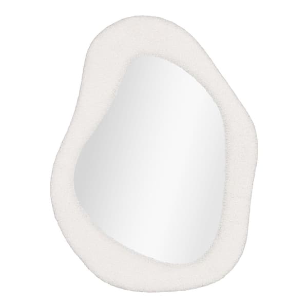 Spejl, Bosa spejl Teddy, 46,5x61 cm, Hvid