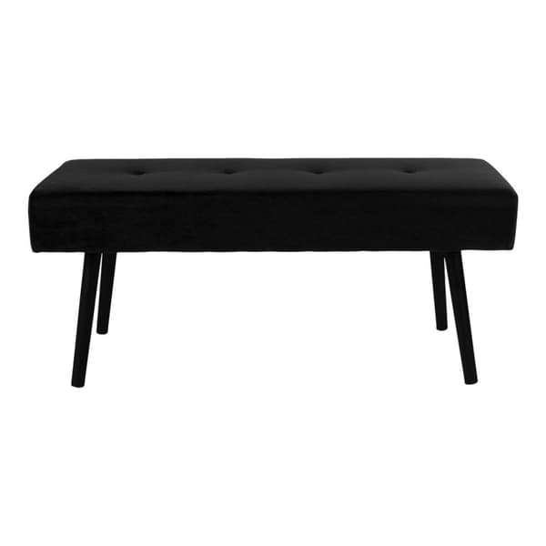 Bænk, Skiby, 100x35x44 cm, Sort